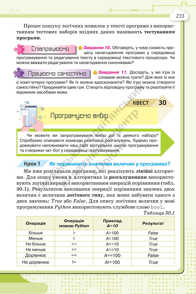 Сторінка 233 - Підручник Інформатика 7 клас Морзе Барна 2024