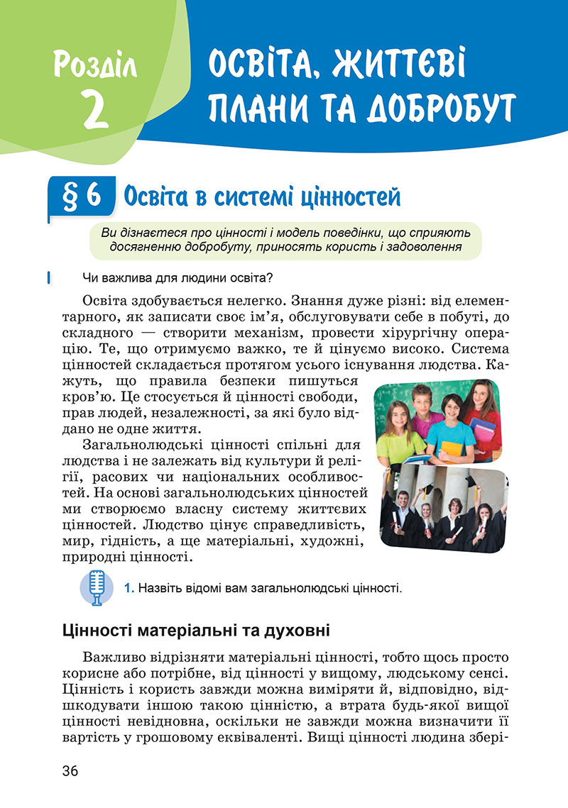 Сторінка 36 - Підручник Здоров’я, безпека та добробут 7 клас Василенко 2024