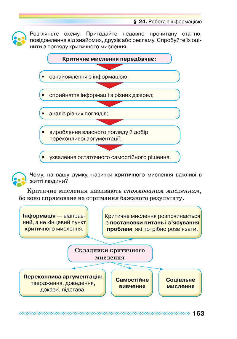 Сторінка 163 - Підручник Здоров’я, безпека та добробут 7 клас Поліщук 2024