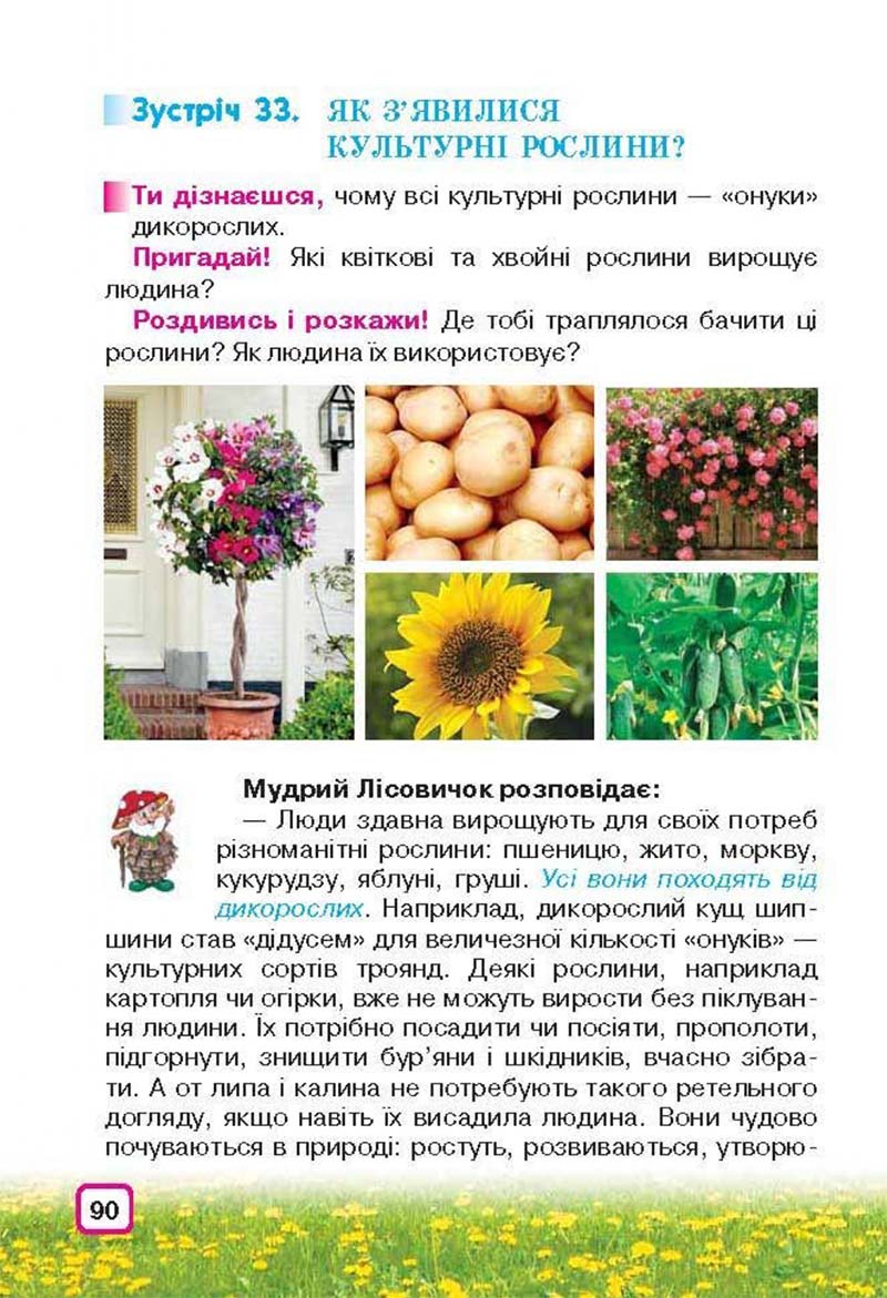 Сторінка 90 - Підручник Природознавство 3 клас І.В. Грущинська 2013