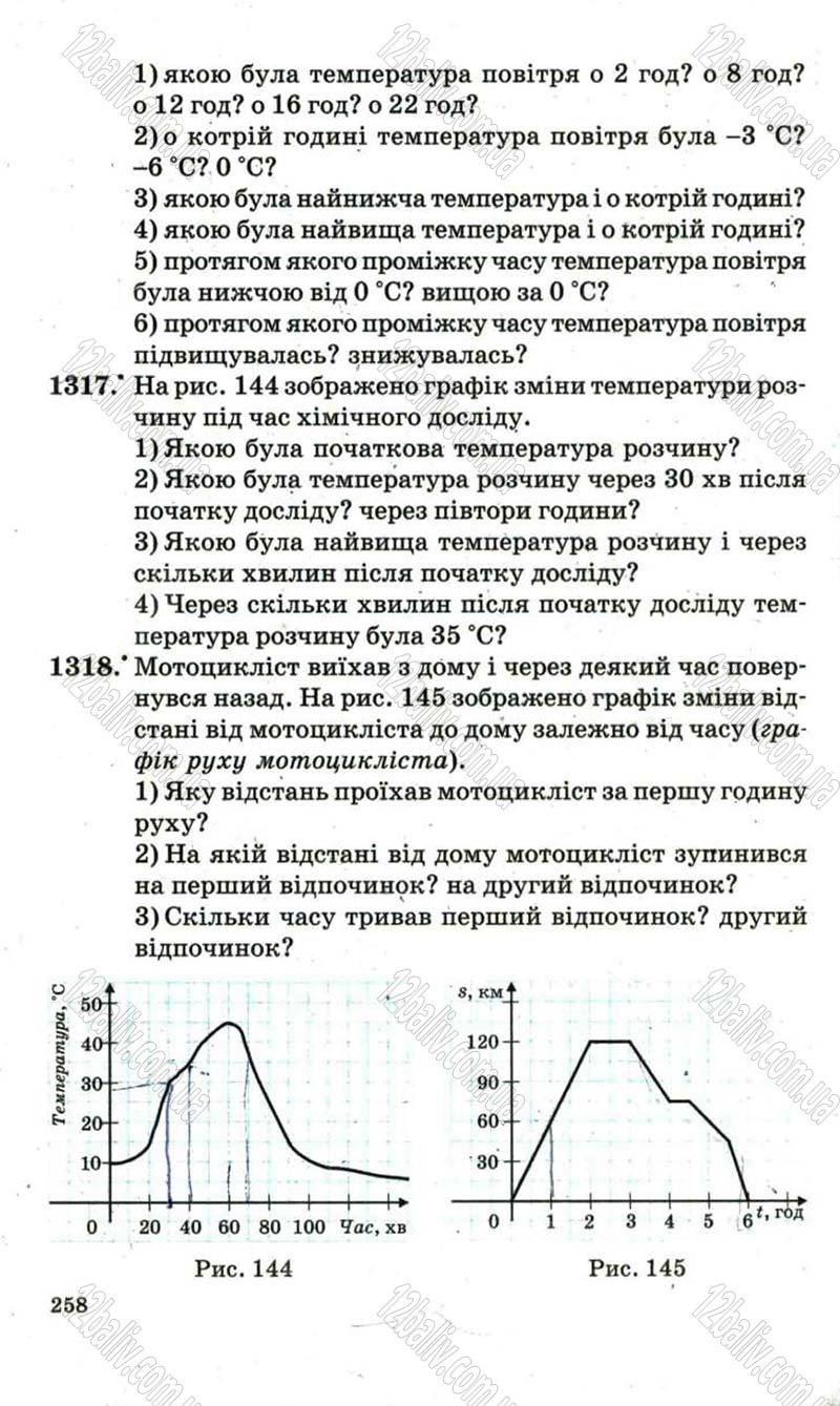 Сторінка 258 - Підручник Математика 6 клас Мерзляк 2006