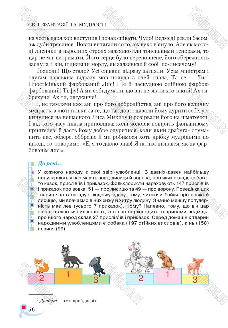 Сторінка 56 - Підручник Українська література 5 клас Авраменко 2018