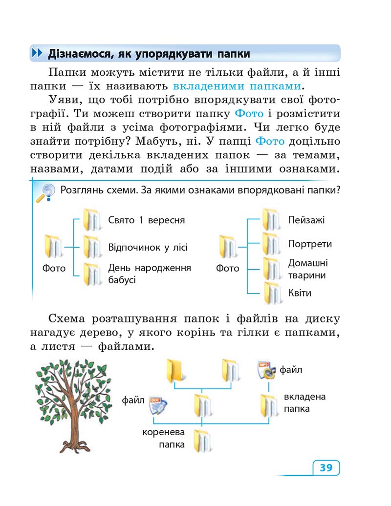 Сторінка 39 - Підручник Інформатика 3 клас М.М. Корнієнко, С.М. Крамаровська, І.Т. Зарецька 2013