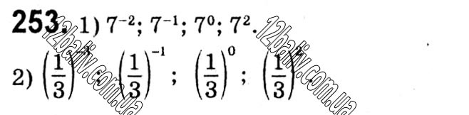 Завдання № 253 - § 1. Раціональні вирази - ГДЗ Алгебра 8 клас А.Г. Мерзляк, В.Б. Полонський, M.С. Якір 2021 