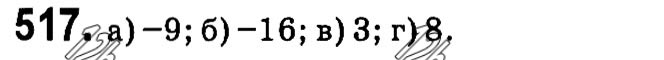 Завдання № 517 - § 11. Стандартний вигляд числа - Розділ 1. Раціональні вирази - ГДЗ Алгебра 8 клас Г.П. Бевз, В.Г. Бевз 2021 