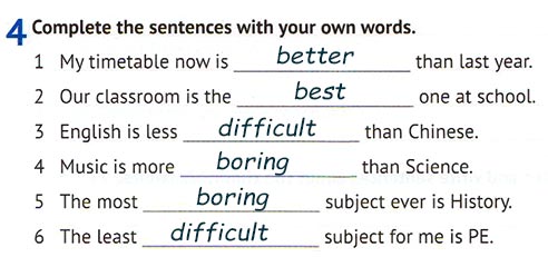 Завдання №  page 9 (4) - Unit 1. SCHOOL IS COOL - GRAMMAR BOOK - ГДЗ Англійська мова 5 клас О.Д. Карпюк, К.Т. Карпюк 2022 