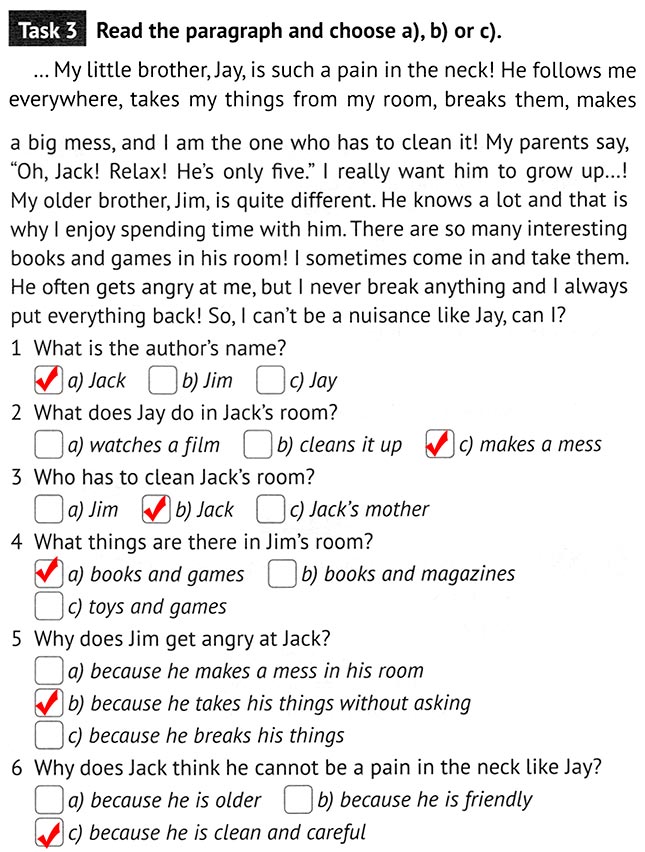 Завдання №  page 6 (3) - Unit 2. WHAT ABOUT YOUR FAMILY? - TEST BOOK - ГДЗ Англійська мова 5 клас О.Д. Карпюк, К.Т. Карпюк 2022 