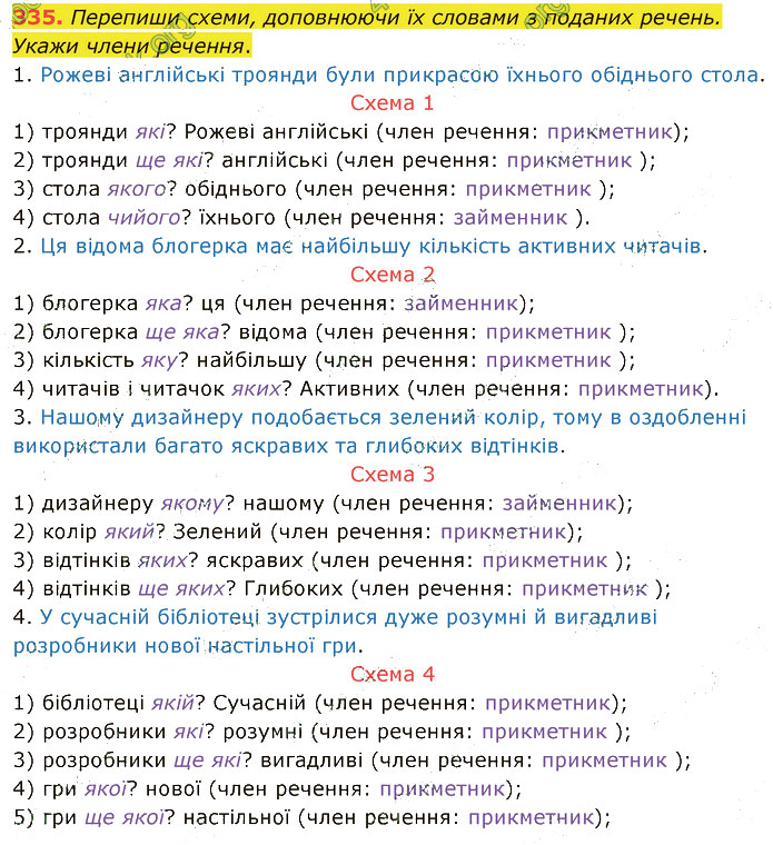 Завдання №  335 - 82-83. Учасники спілкування - 87-89. Обставина - 6. СИНТАКСИС І ПУНКТУАЦІЯ - ГДЗ Українська мова 5 клас А. В. Онатій, Т. П. Ткачук 2022 