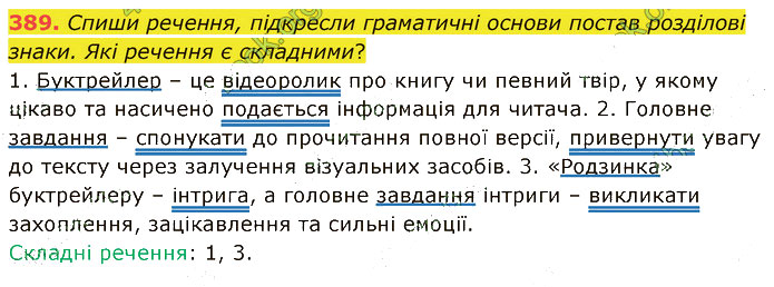 Завдання №  389 - 99. Розповідь - 110. Розповіді за коміксом - 6. СИНТАКСИС І ПУНКТУАЦІЯ - ГДЗ Українська мова 5 клас А. В. Онатій, Т. П. Ткачук 2022 