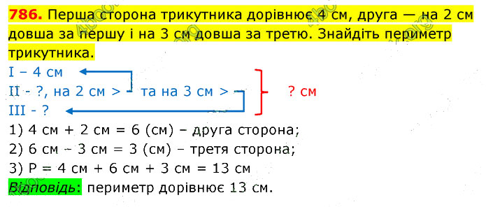 Завдання №  786 - 21. Многокутник - 22. Прямокутник - § 4. Геометричні фігури та величини - ГДЗ Математика 5 клас В. Кравчук, Г. Янченко 2022 