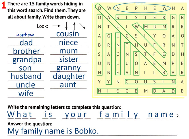 Завдання №  p.19 ex.1 - UNIT 2. MY AMAZING FAMILY! - ГДЗ Англійська мова 6 клас О. Д. Карпюк, К. Т. Карпюк 2023 - Робочий зошит