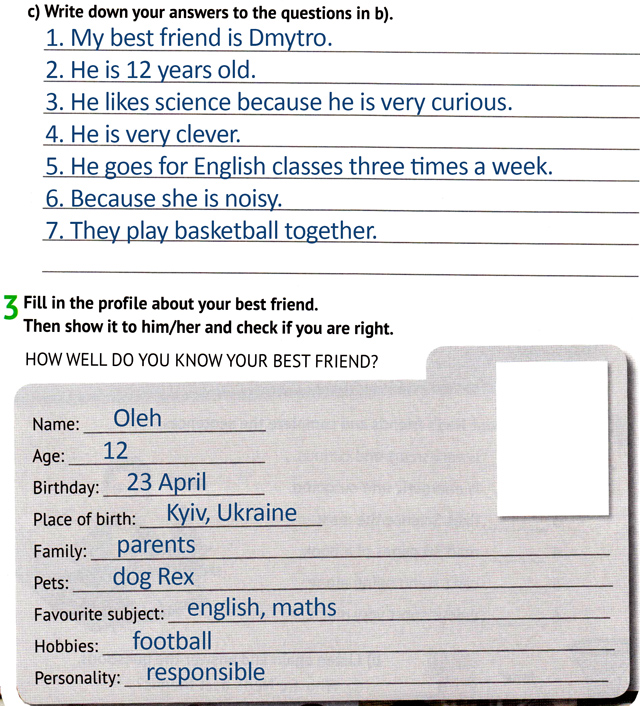 Завдання №  p.36 ex.3 - UNIT 3. WHAT ABOUT YOUR FREETIME? - ГДЗ Англійська мова 6 клас О. Д. Карпюк, К. Т. Карпюк 2023 - Робочий зошит