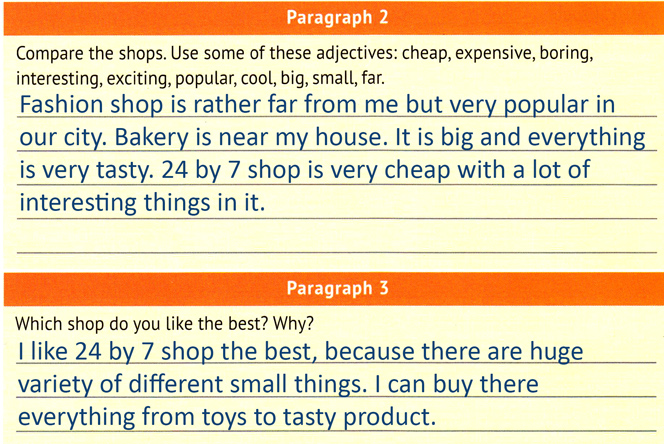 Завдання №  p.56 ex.4 - UNIT 4. LET'S GO SHOPPING! - ГДЗ Англійська мова 6 клас О. Д. Карпюк, К. Т. Карпюк 2023 - Робочий зошит