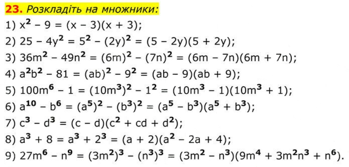 Завдання №  23 - 1. Раціональні дроби - § 1. Раціональні вирази - ГДЗ Алгебра 8 клас А.Г. Мерзляк, В.Б. Полонський, M.С. Якір 2025 