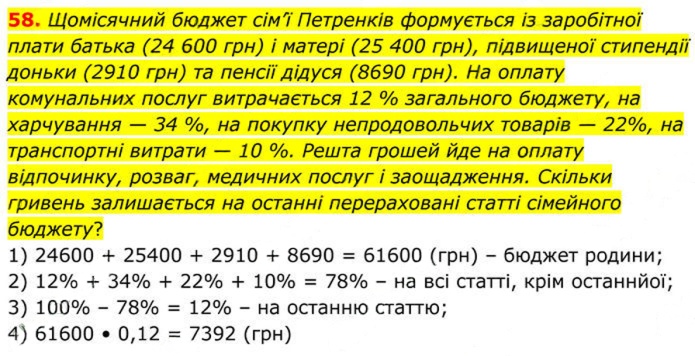 Завдання №  58 - 2. Основна властивість дробу - § 1. Раціональні вирази - ГДЗ Алгебра 8 клас А.Г. Мерзляк, В.Б. Полонський, M.С. Якір 2025 