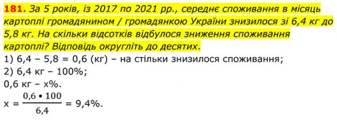 Завдання №  181 - 6. Тотожні перетворення виразів - § 1. Раціональні вирази - ГДЗ Алгебра 8 клас А.Г. Мерзляк, В.Б. Полонський, M.С. Якір 2025 