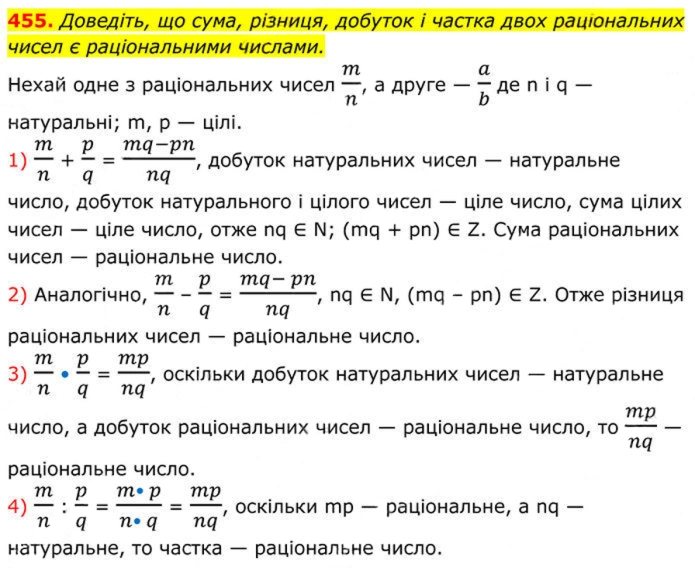 Завдання №  455 - 14. Числові множини - § 2. Квадратні корені. Дійсні числа - ГДЗ Алгебра 8 клас А.Г. Мерзляк, В.Б. Полонський, M.С. Якір 2025 