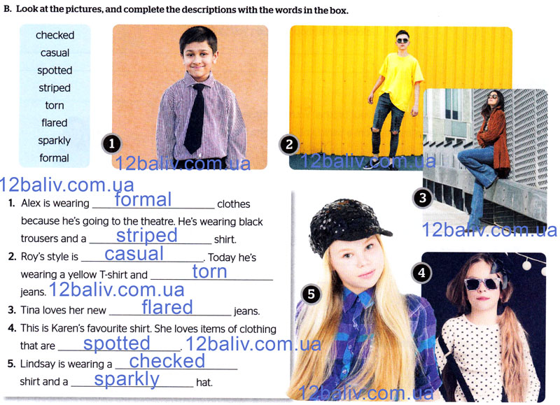 Завдання №  p.19(B) - Module 2. Teen life	 - ГДЗ Англійська мова 8 клас Г.К. Мітчелл, М. Малкогіанні 2025 - Робочий зошит