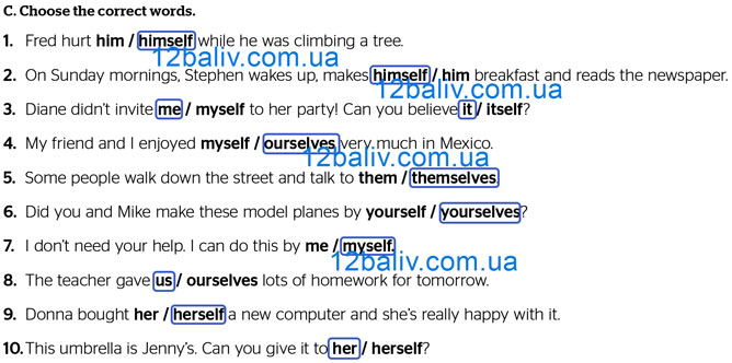 Завдання №  p.47 ex.C - Grammar Test: Module 7 - ГДЗ Англійська мова 8 клас Г.К. Мітчелл 2025 - Тести та граматика