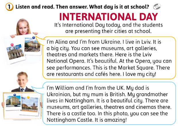 Завдання №  p.33 ex.1 - 2.	It's my life! 	 - ГДЗ Англійська мова 4 клас Г.К. Мітчелл, М. Малкогіанні 2026 
