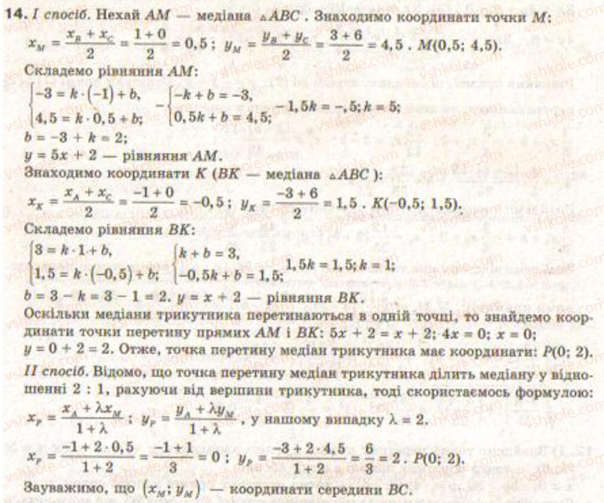 Завдання № 14 - Завдання 4 - ГДЗ Геометрія 9 клас Г.В. Апостолова 2009