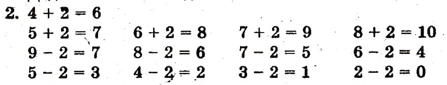 Завдання № 2 - сторінка 59 - ГДЗ Математика 1 клас Ф.М. Рівкінд, Л.В. Оляницька 2012