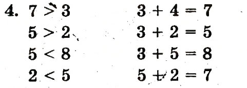 Завдання № 4 - сторінка 84 - ГДЗ Математика 1 клас Ф.М. Рівкінд, Л.В. Оляницька 2012