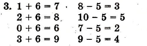 Завдання № 3 - сторінка 89 - ГДЗ Математика 1 клас Ф.М. Рівкінд, Л.В. Оляницька 2012