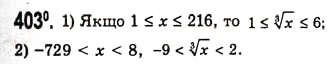 Завдання № 403 - Функція [y = \sqrt[n]{x}\](у = арифметичний корінь п-ого степеня з х) - ГДЗ Алгебра 10 клас А.Г. Мерзляк, Д.А. Номіровський, В.Б. Полонський, М.С. Якір 2010 - Академічний рівень