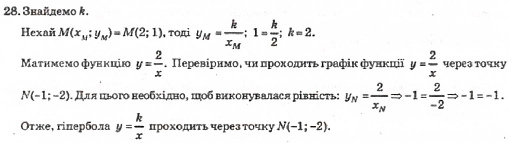 Завдання № 28 - Розділ 1. Тригонометричні функції - ГДЗ Алгебра 10 клас В.Р. Кравчук 2010 - Академічний рівень
