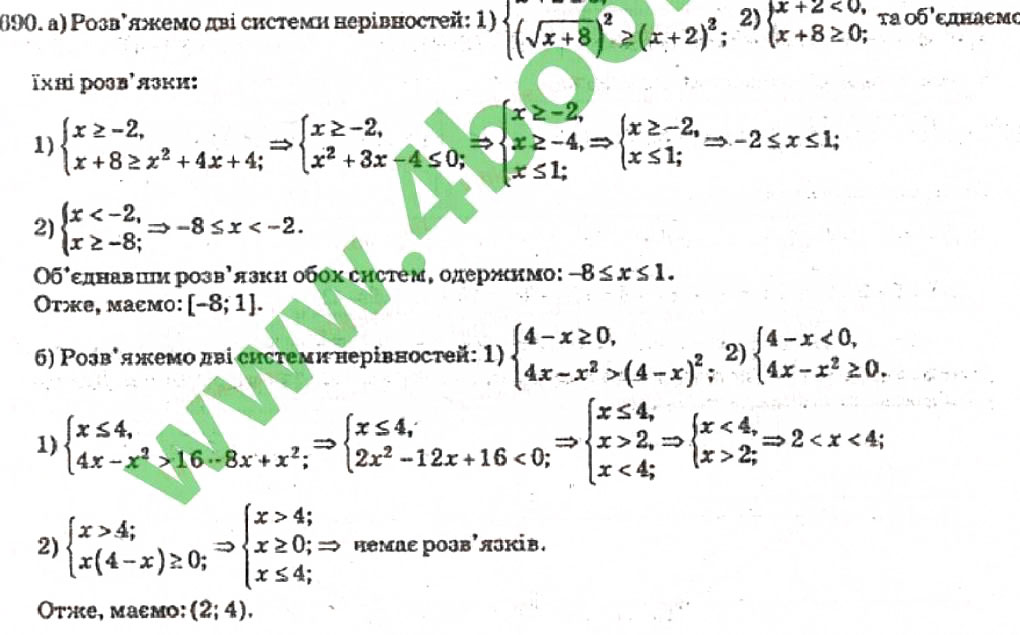 Завдання № 690 - Розділ 4. Степенева функція - ГДЗ Алгебра 10 клас В.Р. Кравчук 2010 - Академічний рівень