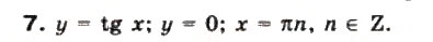 Завдання № 7 - § 23. Графіки функцій y = tgx та y = ctg х - ГДЗ Математика 10 клас М.І. Бурда, Т.В. Колесник, Ю.І. Мальований, Н.А. Тарасенкова 2010