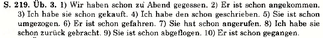 Завдання № S.219.Üb.3 - Einige grammatische Reden und Übunder - ГДЗ Німецька мова 10 клас Н.П. Басай 2006