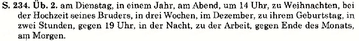 Завдання № S.234.Üb.2 - Einige grammatische Reden und Übunder - ГДЗ Німецька мова 10 клас Н.П. Басай 2006