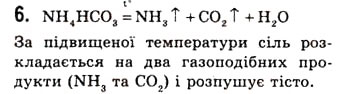Завдання № 6 - § 7. Солі амонію. Якісні реакції на йон амонію та хлоридію - ГДЗ Хімія 10 клас О.Г. Ярошенко 2010