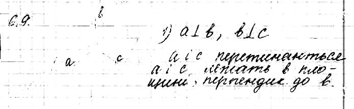 Завдання №  7.12 - 6. Перпендикулярність прямих - 7. Перпендикуляр і похила - Розділ 2. ПЕРПЕНДИКУЛЯРНІСТЬ ПРЯМИХ - ГДЗ Математика 10 клас О. С. Істер 2018 