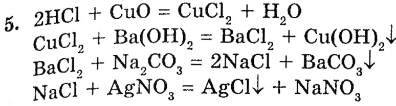 Завдання № 5 - § 4. Гідроген хлорид. Хлоридна кислота. Хлориди - ГДЗ Хімія 10 клас П.П. Попель, Л.С. Крикля 2010