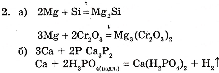Завдання № 2 - § 21. Магній і Кальцій - ГДЗ Хімія 10 клас П.П. Попель, Л.С. Крикля 2010