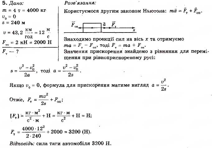 Завдання № 5 - Вправа 13 - ГДЗ Фізика 10 клас Т.М. Засєкіна, М.В. Головко 2010 - Профільний рівень