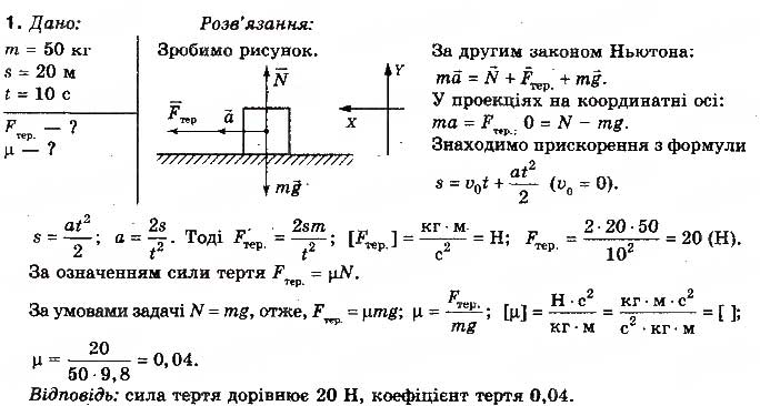 Завдання № 1 - Вправа 19 - ГДЗ Фізика 10 клас Т.М. Засєкіна, М.В. Головко 2010 - Профільний рівень