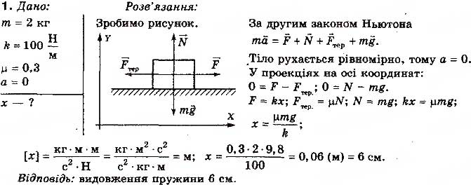 Завдання № 1 - Вправа 20 - ГДЗ Фізика 10 клас Т.М. Засєкіна, М.В. Головко 2010 - Профільний рівень