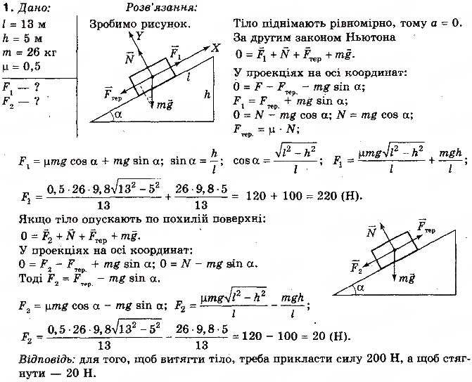 Завдання № 1 - Вправа 21 - ГДЗ Фізика 10 клас Т.М. Засєкіна, М.В. Головко 2010 - Профільний рівень