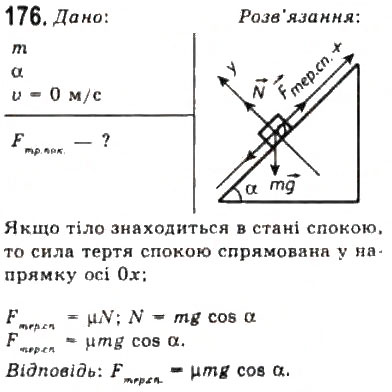 Завдання № 176 - Розділ 2. ДИНАМІКА - ГДЗ Фізика 10 клас В.Д. Сиротюк, В.І. Баштовий 2010 - Рівень стандарту