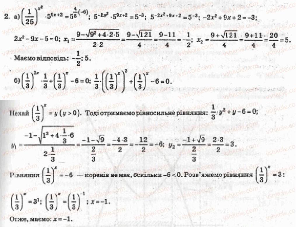 Завдання № 2 - Рівень 3 - ГДЗ Алгебра 10 клас В.Р. Кравчук 2010 - Академічний рівень