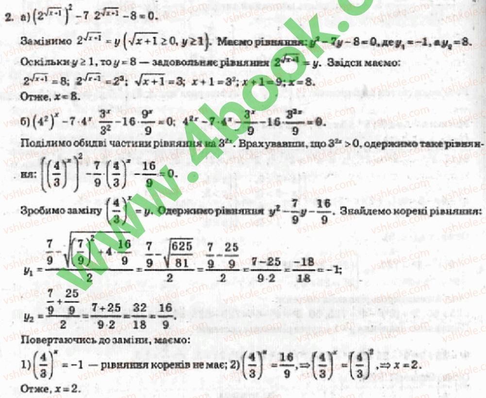 Завдання № 2 - Рівень 4 - ГДЗ Алгебра 10 клас В.Р. Кравчук 2010 - Академічний рівень