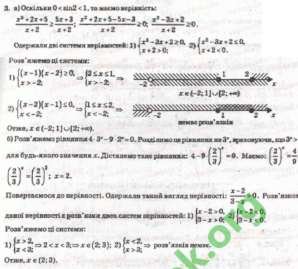Завдання № 3 - Рівень 4 - ГДЗ Алгебра 10 клас В.Р. Кравчук 2010 - Академічний рівень