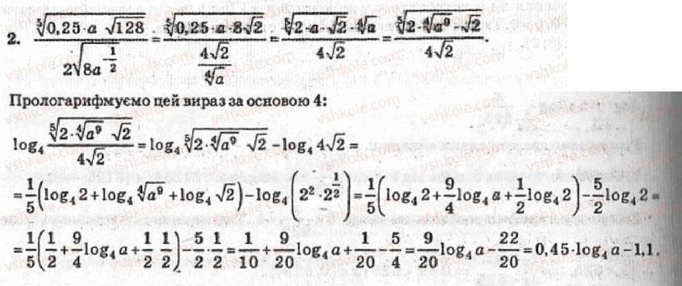 Завдання № 2 - Рівень 3 - ГДЗ Алгебра 10 клас В.Р. Кравчук 2010 - Академічний рівень