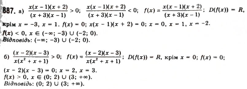 Завдання № 887 - § 23. Застосування похідної для розв'язування рівнянь - ГДЗ Алгебра 11 клас Г.П. Бевз, В.Г. Бевз, Н.Г. Владимирова 2011 - Академічний, профільний рівні
