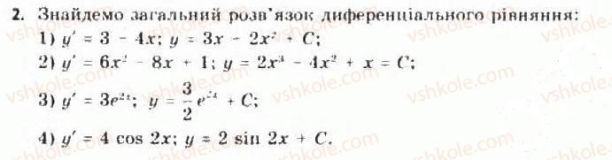 Завдання № 2 - § 26. Найпростіші диференціальні рівняння - ГДЗ Алгебра 11 клас Є.П. Нелін, О.Є. Долгова 2011 - Академічний рівень, профільний рівні