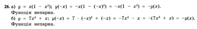 Завдання № 26 - § 1. Функції та їх основні властивості - ГДЗ Математика 11 клас Г.П. Бевз, В.Г. Бевз 2011 - Рівень стандарту